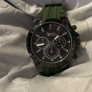 American Exchange Stainless Steel Back Watch